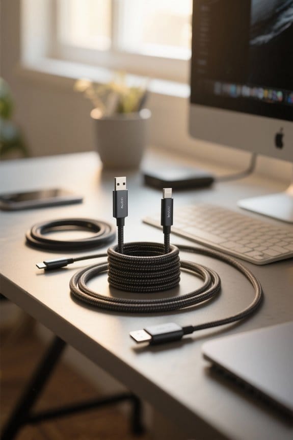 coiled usb c cable considerations