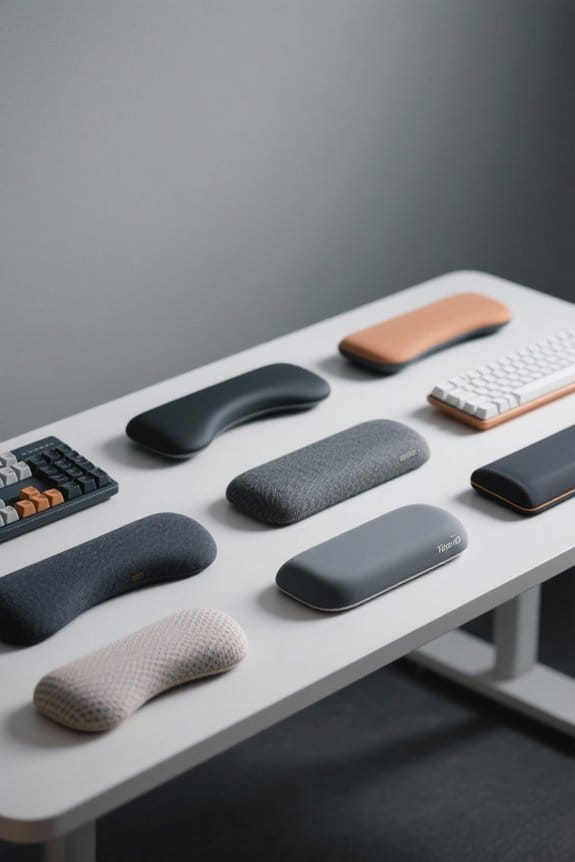 comfortable keyboard wrist supports