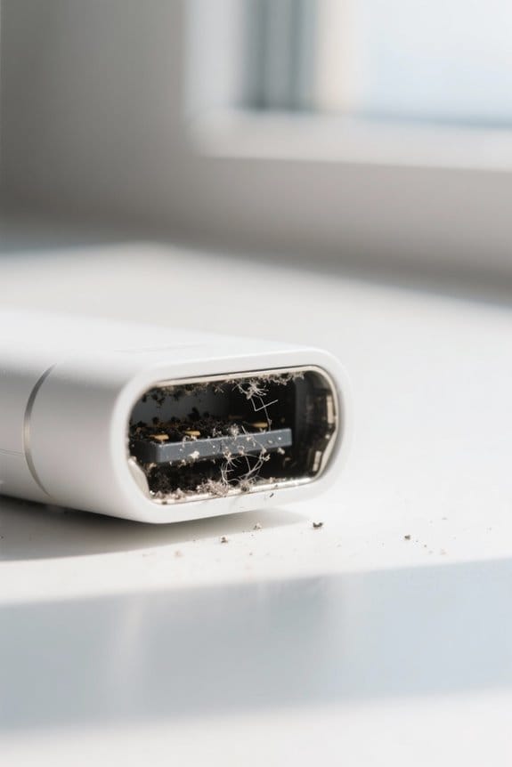 maintaining clean usb c ports