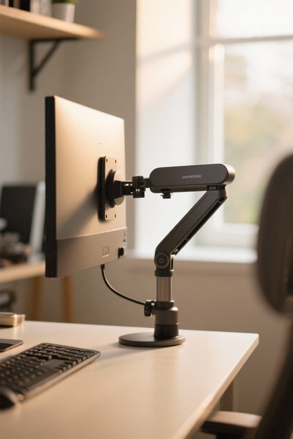monitor arm mount considerations