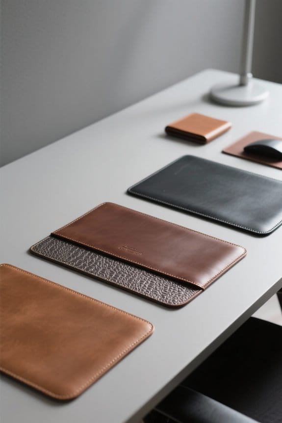 stylish leather desk protection
