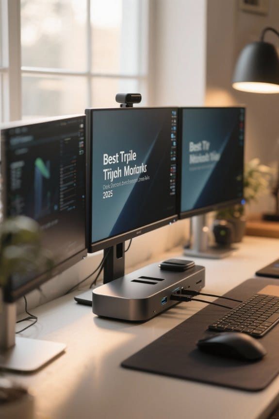 triple monitor docking considerations