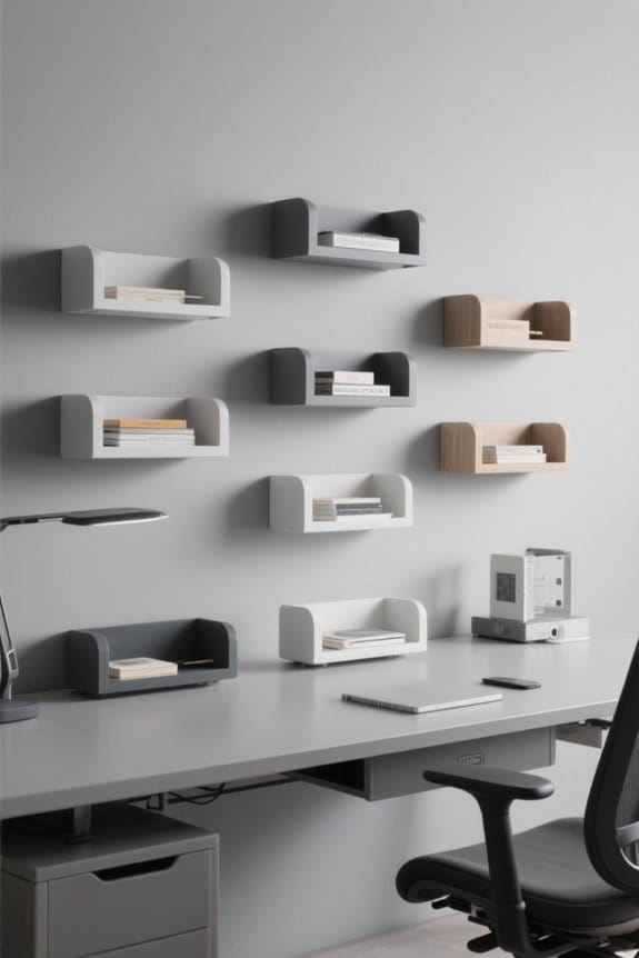under desk workspace organization tools